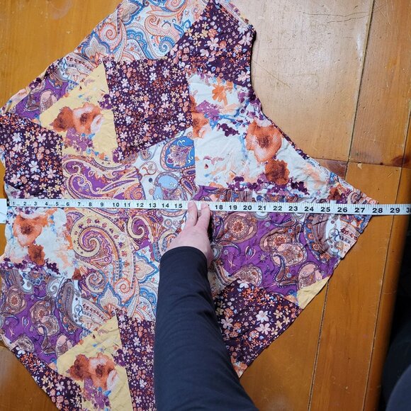 NWT Andree by Unit Fairy Y2k Grunge Gypsy Hippy Women's 1X One Shoulder Assymetr - Picture 9 of 9